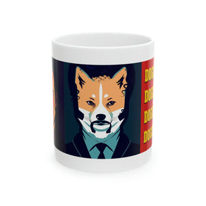 Doge Fiction Ceramic Mug, 11oz