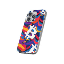 Load image into Gallery viewer, Bitcoin Abstrak Flexi Phone Cases