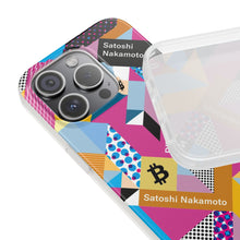 Load image into Gallery viewer, Bitcoin Isometrik Art Phone Cases