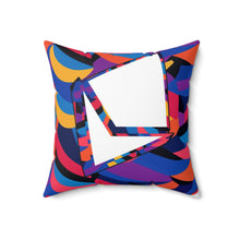 Load image into Gallery viewer, Ethereum Abstrak Spun Polyester Square Pillow
