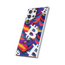 Load image into Gallery viewer, Bitcoin Abstrak Flexi Phone Cases