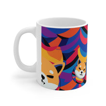 Load image into Gallery viewer, Shiba Inu Abstrak Ceramic Mug 11oz