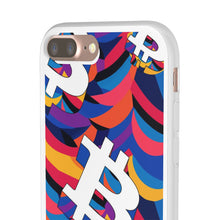 Load image into Gallery viewer, Bitcoin Abstrak Flexi Phone Cases