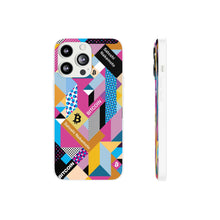 Load image into Gallery viewer, Bitcoin Isometrik Art Phone Cases
