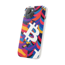 Load image into Gallery viewer, Bitcoin Abstrak Flexi Phone Cases
