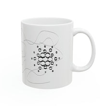 Load image into Gallery viewer, Cardano Line Art BW Ceramic Mug, 11oz