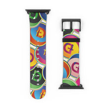 Load image into Gallery viewer, Dogecoin Pop Art Apple Watch Band