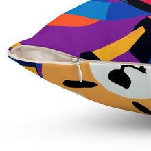 Load image into Gallery viewer, Shiba Inu Abstrak Spun Polyester Square Pillow