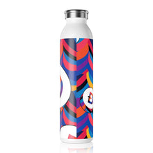 Load image into Gallery viewer, Dogecoin Abstrak Slim Water Bottle