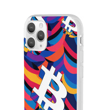 Load image into Gallery viewer, Bitcoin Abstrak Flexi Phone Cases