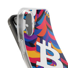 Load image into Gallery viewer, Bitcoin Abstrak Flexi Phone Cases