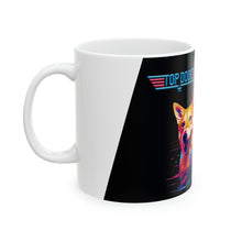 Load image into Gallery viewer, Top Doge with Elon Maverick Ceramic Mug, 11oz