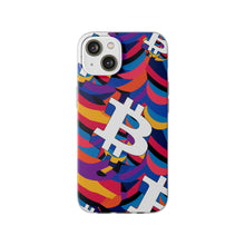 Load image into Gallery viewer, Bitcoin Abstrak Flexi Phone Cases