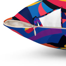 Load image into Gallery viewer, Ethereum Abstrak Spun Polyester Square Pillow