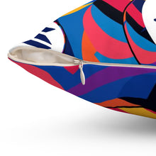 Load image into Gallery viewer, Solana Abstrak Spun Polyester Square Pillow