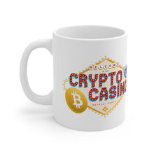Load image into Gallery viewer, Crypto Casino (white) Mug 11oz