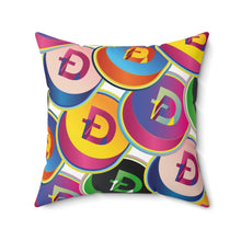 Load image into Gallery viewer, Dogecoin Pop Art Square Pillow