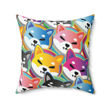 Load image into Gallery viewer, Shiba Inu Pop Art Square Pillow