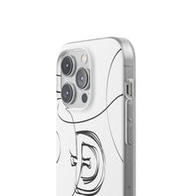 Load image into Gallery viewer, Dogecoin Line Art BW Flexi Cases