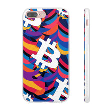 Load image into Gallery viewer, Bitcoin Abstrak Flexi Phone Cases