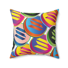 Load image into Gallery viewer, Solana Pop Art Square Pillow
