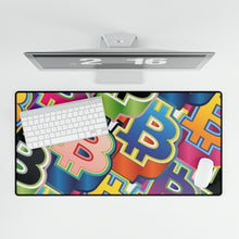 Load image into Gallery viewer, Bitcoin Pop Art Desk Mats