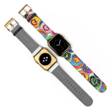 Load image into Gallery viewer, Dogecoin Pop Art Apple Watch Band