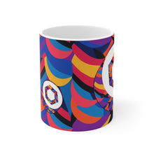 Load image into Gallery viewer, Chainlink Abstrak Ceramic Mug 11oz