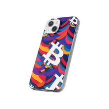 Load image into Gallery viewer, Bitcoin Abstrak Flexi Phone Cases