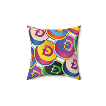 Load image into Gallery viewer, Dogecoin Pop Art Square Pillow