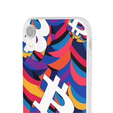Load image into Gallery viewer, Bitcoin Abstrak Flexi Phone Cases