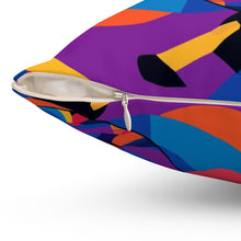 Load image into Gallery viewer, Chainlink Abstrak Spun Polyester Square Pillow