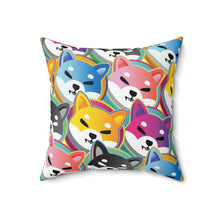 Load image into Gallery viewer, Shiba Inu Pop Art Square Pillow