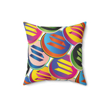 Load image into Gallery viewer, Solana Pop Art Square Pillow