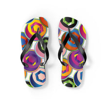 Load image into Gallery viewer, Chainlink Pop Art Flip Flops