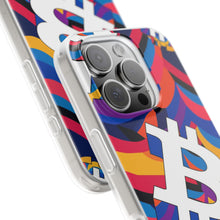 Load image into Gallery viewer, Bitcoin Abstrak Flexi Phone Cases