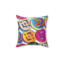 Load image into Gallery viewer, Binance Pop Art Square Pillow