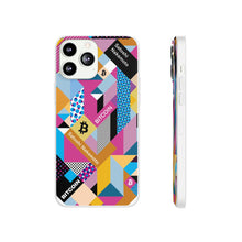 Load image into Gallery viewer, Bitcoin Isometrik Art Phone Cases
