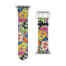 Load image into Gallery viewer, Bitcoin Pop Art Apple Watch Band