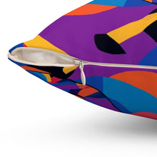 Load image into Gallery viewer, Chainlink Abstrak Spun Polyester Square Pillow
