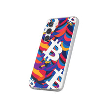 Load image into Gallery viewer, Bitcoin Abstrak Flexi Phone Cases
