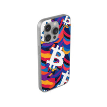 Load image into Gallery viewer, Bitcoin Abstrak Flexi Phone Cases