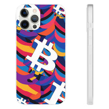 Load image into Gallery viewer, Bitcoin Abstrak Flexi Phone Cases