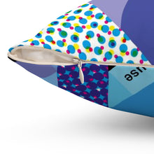 Load image into Gallery viewer, XRP Isometrik Square Pillow