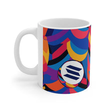 Load image into Gallery viewer, Solana Abstrak Ceramic Mug 11oz
