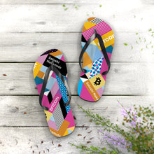 Load image into Gallery viewer, Bitcoin Isometrik Flip Flops