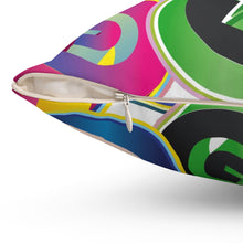 Load image into Gallery viewer, Dogecoin Pop Art Square Pillow