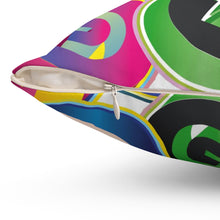 Load image into Gallery viewer, Dogecoin Pop Art Square Pillow