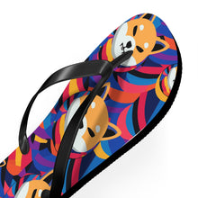 Load image into Gallery viewer, Shiba Inu Abstrak Flip Flops