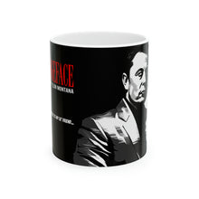 Load image into Gallery viewer, Dogeface w/Elon Montana Ceramic Mug, 11oz